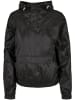 Urban Classics Urban Classics Damen Ladies Transparent Light Pull Over Jacket in black