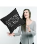 Mr. & Mrs. Panda Sofa Kissen Es gibt kein Tier,... mit Spruch in Schwarz