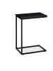relaxdays Beistelltisch in Black - (B)30 x (H)61 x (T)45 cm