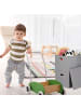 relaxdays 2x Aufbewahrungsbox in Grau - (B)43 x (H)34 x (T)43 cm