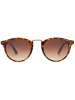 styleBREAKER Sonnenbrille in Demi Braun-Gold / Braun Verlauf