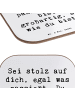 Mr. & Mrs. Panda Tassen Untersetzer Spruch Mit Enttäuschungen um... in Weiß