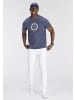 Delmao T-Shirt in indigo blau