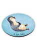 Mr. & Mrs. Panda magnet Pinguin Lachen ohne Spruch in Eisblau