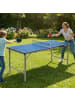 relaxdays Tischtennisplatte in Blau - (B)150 x (H)71 x (T)67 cm