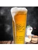 Mr. & Mrs. Panda Bierglas Schnecke Sir mit Spruch in Transparent