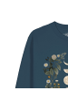 wat? Apparel Sweatshirt Moonphases & Flowers in Petrol