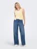 ONLY Jeans mit weitem Bein in Medium Blue Denim