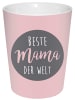 Geda Labels Kaffeebecher Beste Mama der Welt in Rosa - 300 ml