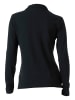 Heine Langarm-Poloshirt in schwarz