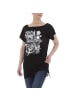 Ital-Design Top & Shirt in Schwarz