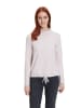 Betty Barclay Rollkragenshirt mit Tunnelzug in Pale Mauve Melange