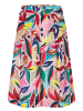 More & More Rock in coloured flowers print