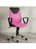 KADIMA DESIGN Jugenddrehstuhl DAVOS Nylon, ergonomisch, höhenverstellbar, max. 60 kg in Rosa