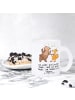 Mr. & Mrs. Panda Teetasse Hase Tanzen mit Spruch in Transparent
