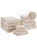 Beliani 11er-Set Handtuch ATAI in Beige