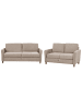 Beliani Sitzgruppe MARE in Beige/Braun
