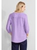 Street One Bluse aus Leinenmischung in Violett
