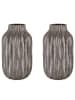 Butlers Vase NORDIC SEA 2er-Set in Grau