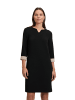 Betty Barclay Jerseykleid mit Eingrifftaschen in Schwarz/Beige
