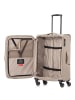 Pack Easy GoOn 4 Rollen Trolley M 67 cm mit Dehnfalte in beige