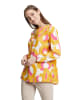 CARTOON Schlupfbluse langarm in Yellow/Pink