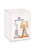 GIFTDECOR Nachttischlampe in beige