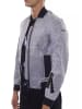 Nicolo Tonetto Grau Polyester Herren Bomberjacke Jacke