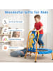 COSTWAY φ71cm Trampoin Kinder für 3-6 Jahren in Blau
