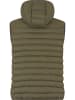 Urban Classics Urban Classics Basic Light Weigh Vest With Hood in darkolive