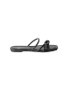 KOROSHI Einfache, schicke Low-Tech-Sandalen in Schwarz