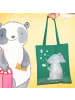Mr. & Mrs. Panda Einkaufstüte Elefant Seifenblasen ohne Spruch in Mint