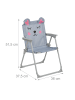 relaxdays Kinder-Klappstuhl "Maus" in Bunt - (B)36 x (H)51,5 x (T)37,5 cm