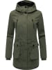 Kurzmantel Ellsa YOUMODO in Dark Olive