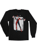 DC Commics Harley Quinn Longsleeve in Schwarz