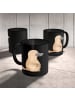 Mr. & Mrs. Panda Becher Schnabeltier Mut ohne Spruch in Schwarz
