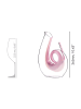 RIEDEL Glas Dekanter Curly 26,5 cm in pink