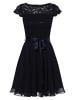 SWING Abendkleid in marine - 0002