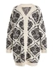 Albee Women Cardigan in Creme Mehrfarbig