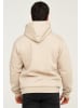 behype Kapuzenpullover - BHHOBART Basic Oversize Einfarbig in Taupe Light