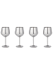 Butlers Weinglas MANHATTAN LOUNGE 4er-Set in Silber