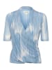 Soaked in Luxury Langarm-Bluse SLAldora Feminine Form in Blue Scattered Print