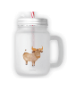Mr. & Mrs. Panda Einmachglas Sternzeichen Stier ohne Spruch in Transparent