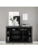CALICOSY Sideboard RIMINI in Schwarz - (W) 172  x (H) 102  x (L) 40  cm