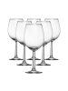 Ritzenhoff & Breker 6er Set Rotweingläser Vio 430 ml transparent in transparent