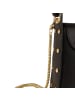 Toscanto Leder Umhängetasche Toscanto Tasche schwarz ca. 13cm
