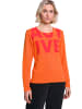 Gina Laura Sweatshirt in hellorange