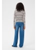 Kaffe Langarm-Shirt KAliddy Regular fit in Chalk/Black Coffee - Red Heart