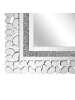 Beliani Wandspiegel PABU in Silber - (W) 60 x (H) 90 x (L) 2 cm Horizontal