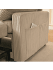 CALICOSY Sofa LOUISON in Beige - (W) 219  x (H) 84  x (L) 147 cm